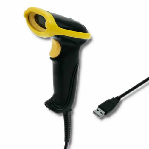 Qoltec Barcode reader 1D USB