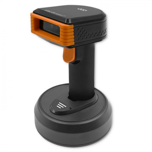 Qoltec Barcode reader 1D, 2D wireless, docking stati