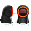 Qoltec Wired desktop barcode scanner 1D, 2D