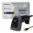 Qoltec Wired laser barcode scanner 1D, 2D, USB