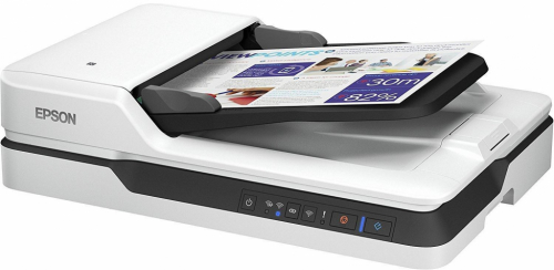 Epson WorkForce DS-1660W Flatbed scanner 1200 x 1200 DPI A4 Black, White