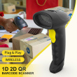 Qoltec Barcode reader and QR code scanner 1D 2D USB