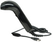 Manhattan Contact CCD Handheld Barcode Scanner, USB, 80mm Scan Width, Cable 152cm, Max Ambient Light: 3,000 lux (sunlight), Black, Three Year Warranty