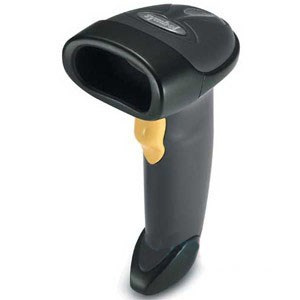 Motorola LS2208 Bar Code Scanner, 7 ft Black 1D Laser WLONONWCRBOW9