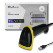 Qoltec 50867 Laser reader 1D | 2D | USB | Must