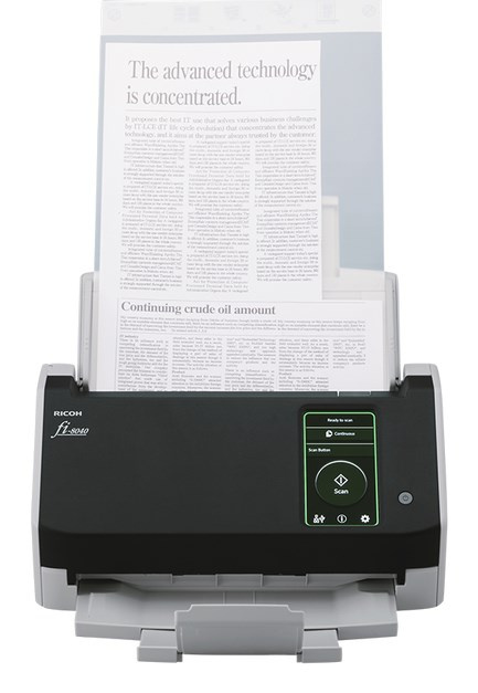 Ricoh fi-8040 ADF + Manual feed scanner 600 x 600 DPI A4 Must, Grey