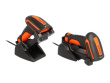 DeLOCK Industrial Barcode Scanner 1D and 2D for 2.4 GHz or Bluetooth with inductive charging station