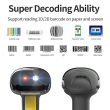 Qoltec 50853 Laser barcode scanner 1D | 2D | Must