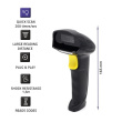 Qoltec Laser barcode scanner 1D, 2D
