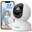 Reolink | Super HD WiFi Camera | E Series E340 | PTZ | 5 MP | 2.8-4mm/F2.0 | H.264 | Micro SD, Max. 512 GB