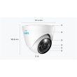 Reolink | 4K Security IP Camera with Color Night Vision | P434 | Dome | 8 MP | 2.8-8mm/F1.6 | IP66 | H.265 | MicroSD, max. 256 GB