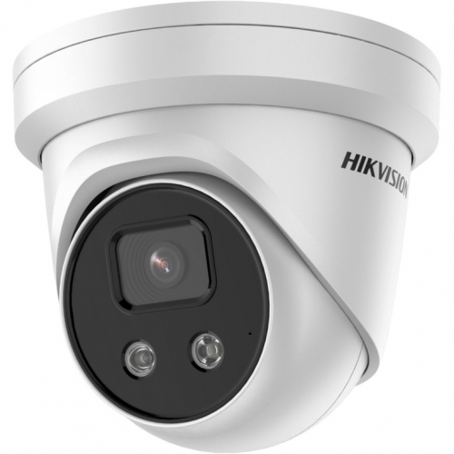 Hikvision IP Camera Powered by DARKFIGHTER DS-2CD2346G2-IU F2.8 Dome 4 MP 2.8mm Power over Ethernet (PoE) IP67 H.265+ Micro SD, Max. 256 GB