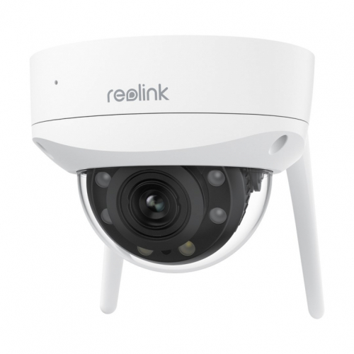 Reolink W437 - 4K Wi-Fi 6 Security Camera, IK10 Vandal-Proof, 5X Optical Zoom, 2.4/5 GHz Wi-Fi, Color Night Vision