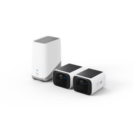 Anker Eufy | Security Camera, 2pack + Homebase 3 | SoloCam S220 | F/1.6 | IP67