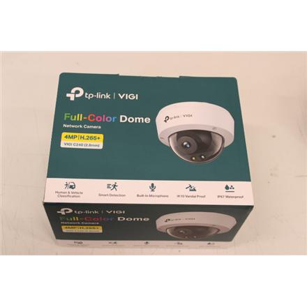 Renew. TP-Link VIGI C240 (2.8mm) VIGI 4MP Full-Color Dome Network Camera | TP-LINK | 35 month(s) | UNPACKED