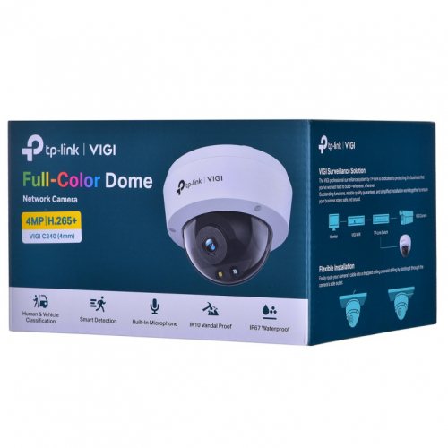 TP-Link IPCam VIGI C240(4mm) 4MP Color Dome Network Kamera