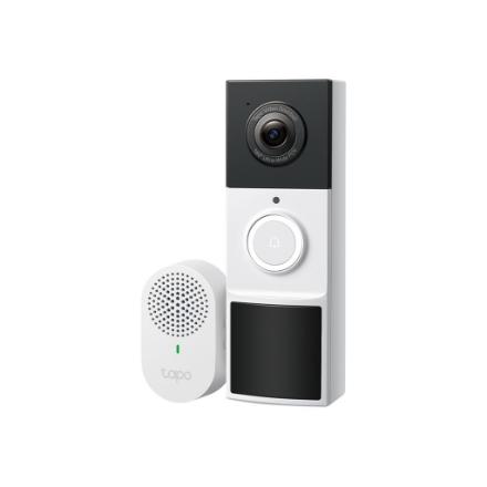 TP-LINK Video Doorbell Camera | Tapo D210 | 3 MP | 1.18mm/F1.8 | IP65 | H.264 | Micro SD, Max. 512