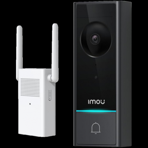 Wireless Doorbell DB60 with a Wireless Chime DS21 in one Kit; DB60 battery doorbell, wirefree, 5Mpx, H.265 video compression, 2.0mm lens, night vision (IR) up to 5m, field of view: 164°(D), up to 30 days video recordings (4GB internal storage)