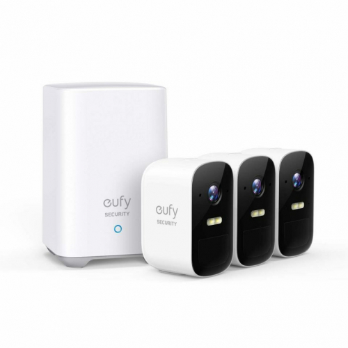 Anker Eufy eufyCam 2C 3+1 Kit Überwachungssystem 1080p HD IP67 Nachtsicht white