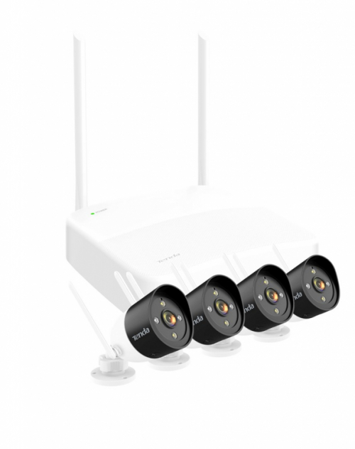 Tenda K4W-3TC video surveillance kit Wired & Wireless 4 channels