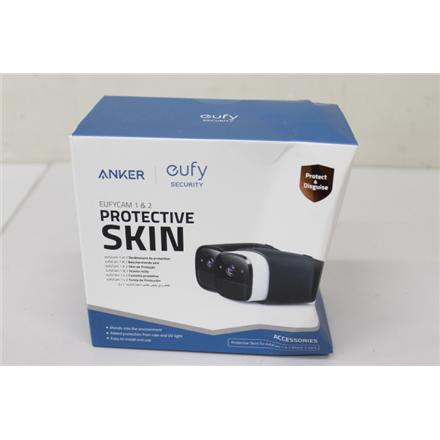 Taastatud. Anker Eufy 2 Set Silicone Skins In Black For EufyCam & EufyCam 2, Black | Anker Eufy | 2 Set Silicone Skins In Black | 24 month(s) | DAMAGED PACKAGING