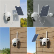 Reolink | 4G Security Camera with Smart Detection and Solar Panel, 3W | Go Series G430 | PT | 4 MP | Fixed lens | IP64 | H.265 | Micro SD, Max. 128 GB | White