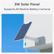 Reolink | 4G Security Camera with Smart Detection and Solar Panel, 3W | Go Series G430 | PT | 4 MP | Fixed lens | IP64 | H.265 | Micro SD, Max. 128 GB | White