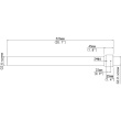 ALLNET Pendant mount/Decken Verlängerung ALL-CAM2498-LEP 500mm