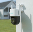 Reolink TrackMix Series W760 - 4K Outdoor Camera, Dual View, Auto-Zoom Tracking, 2.4/5Ghz Wi-Fi, Color Night Vision