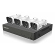 FOSCAM FN9108E-B4-2T Überwachungskameraset 4 Kameras mit Recorder Weiß