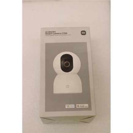 Taastatud. Xiaomi Smart Camera C700 EU | Xiaomi Smart Security Camera | C700 EU | 24 month(s) | 8 MP | 5 Optical Lenses | H.265 | MicroSD, max. 256 GB | White USED, MISSING POWER SUPPLY UNIT