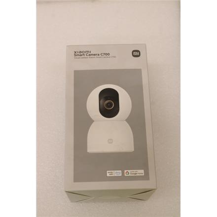 Taastatud. Xiaomi Smart Camera C700 EU | Xiaomi Smart Security Camera | C700 EU | 24 month(s) | 8 MP | 5 Optical Lenses | H.265 | MicroSD, max. 256 GB | White USED, MISSING POWER SUPPLY UNIT