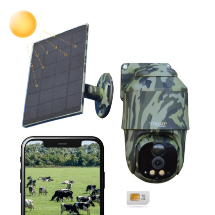 Technaxx 4G PT Dome TX-290 with solar panel