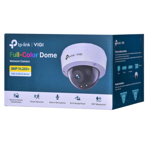 TP-Link VIGI C230(2.8mm) Dome IP security camera Indoor & outdoor 2304 x 1296 pixels Ceiling