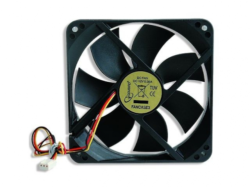 Gembird Fan 120x120x25mm 3-pin housing / power supply