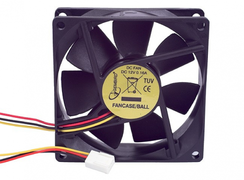 Gembird Cooling Fan 80x80x25mm 3Pin Ball for PC/power supply