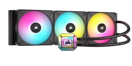 CORSAIR iCUE H170i ELITE CAPELLIX XT - Processor liquid cooling system - Radiator Size: 420 mm - (for: LGA1156, LGA1155, LGA2011, LGA1150, LGA1151, AM4, LGA2066, sTR4, sTRX4, LGA1200, LGA1700) - 140 mm 