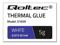 QOLTEC 51659 Qoltec Thermal glue 0.975 W/m-K 5g white