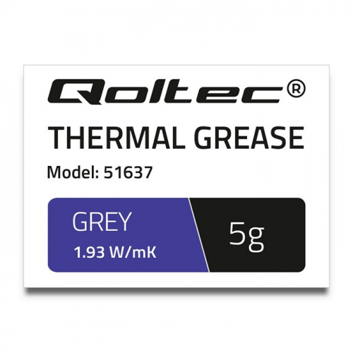 Qoltec Thermal grease 1.93W/m-K 5g grey