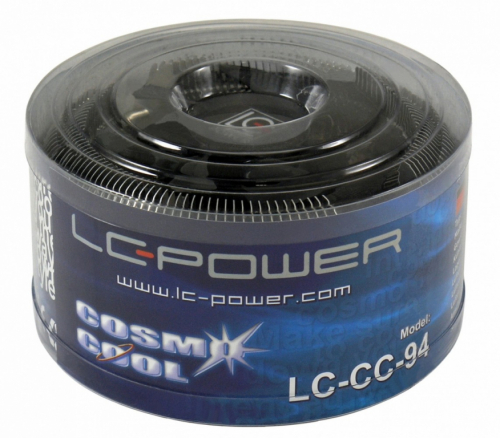 LC-POWER CPU FAN LC-CC-94 INTEL COS. 775 1155 1156 AMD AM2 AM3 4PIN WPM