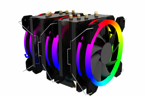 Gembird CPU-HURACAN-RGB-X500 CPU X500 fan with RGB light