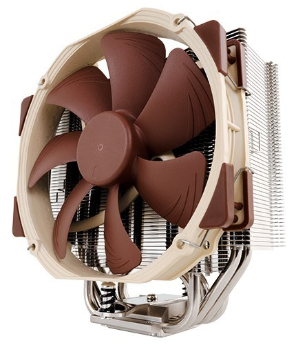 Noctua NH-U14S computer cooling component Processor Cooler 12 cm Brown, Stainless steel