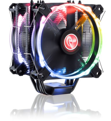 RAIJINTEK LETO PRO RGB Processor Air cooler 12 cm Black 1 pc(s)