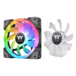 Thermaltake SwaFan EX12 RGB fan + replacement blades (reverse) magnetic, black