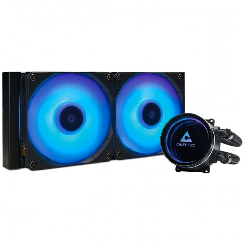 K Cooler Wasserkühlung Chieftec Iceberg 240 RGB multi Cooler | 1700; 1200; 1150; 1151; 1155; 1156; 1851; AM5/4/3+/2+/2