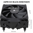 Thermalright AXP90-X36 Low Profile CPU Cooling Fan 36mm Intel 115X/1200/1700; AMD/AM4 AMD TDP 95W Grey Color version