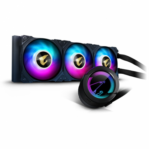 K Cooler GIGABYTE AORUS WATERFORCE 360LIQUID CPU COOLER with ARGB display