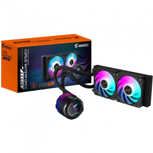 K Cooler GIGABYTE AORUS WATERFORCE X II 240 AIO Liquid CPU Cooler