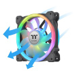 Thermaltake SwaFan 14 RGB fan + controller + replacement blades (reverse), black