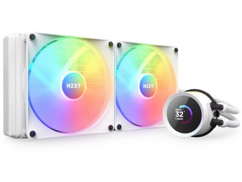 NZXT CPU Watercooling Kraken 280 RGB LCD white